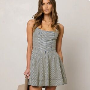 Bohme Striped Salem Dress NWT